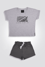 חליפה לילדות בצבע אפור - MASHBIR//365