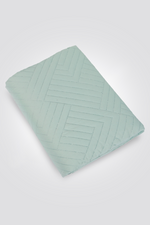 שמיכת קיץ מיקרופייבר 200/220 ס"מ בצבע ירוק בהיר