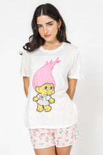 סט פיג'מה טרולי לנשים חלק קידמי