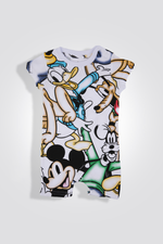 פיג’מת אוברול קצרה MICKEY AND FRIENDS