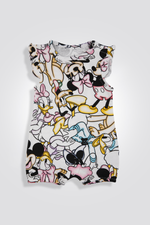 פיג’מת אוברול קצרה MICKEY AND FRIENDS