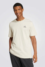 טישרט ESSENTIALS בצבע בז' לגברים