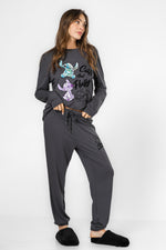 סט פיג’מה ארוכה דקה STITCH