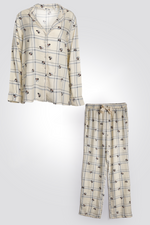 סט פיג’מה מבד אריג MICKEY AND MINNIE