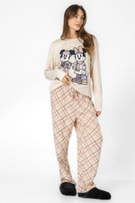 MICKEY AND MINNIE סט פיג’מה דקה