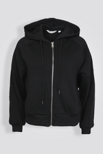 ג’קט פוטר עם קפוצ’ון שחור לנשים