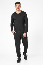 סט פיג’מה מודל בצבע שחור