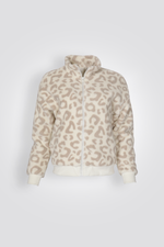 ג’קט פלאפי עם רוכסן LEOPARD