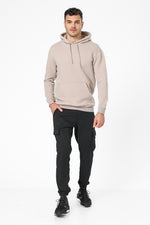 סווטשירט פוטר קפוצ’ון בצבע חאקי