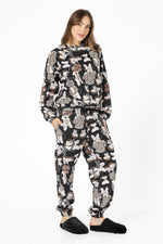 סט פיג’מה פוטר LEOPARD MINNIE לנשים