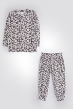 סט פיג’מה דקה ומחממת LEOPARD