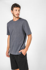 חולצה קצרה בטקסטורת פסים