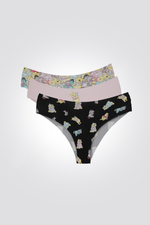 מארז שלישיית תחתוני ציקי NO SHOW