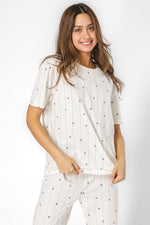 סט פיג’מה דקה HEARTS