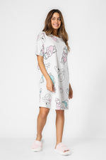 כותונת וופל קצרה POOH