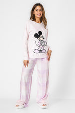 סט פיג’מת מעבר דקה MINNIE בצבע ורוד