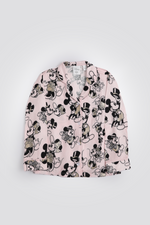 סט פיג’מה מכופתרת דקה MINNIE לילדות