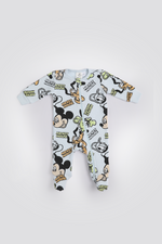 אוברול פיג'מה פוטר MICKEY FRIENDS לתינוקות