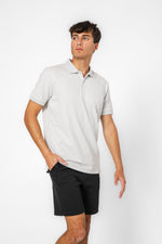 חולצת פולו פיקה בצבע בז'