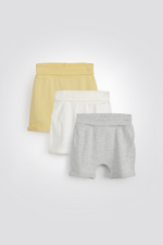 שלישיית מכנסיים קצרים לתינוקות