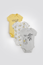 שלישיית בגדי גוף ריב POOH