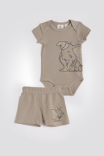 סט פיג’מה קצרה וופל DUMBO לתינוקות