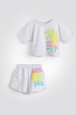 חליפת גן קצרה לילדות