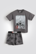 סט פיג’מה קצרה ONE PIECE