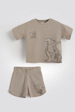 סט פיג’מה קצרה וופל DUMBO לילדות