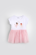 שמלה קצרה עם חצאית טול