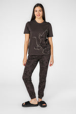 סט פיג’מה לנשים GOLD MINNIE