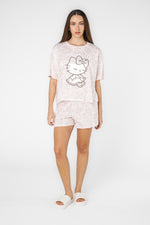 סט פיג’מה קצרה KITTY