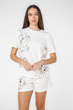 סט פיג’מה קצרה DAISY