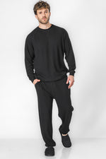 חליפת פנאי WAFFLE בצבע שחור