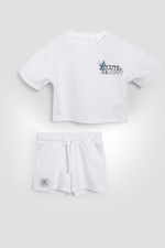 סט פיג'מה קצרה STITCH לבנות