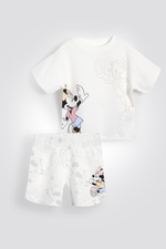 סט פיג’מה קצרה MINNIE לילדות