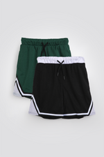 מארז שני מכנסי ספורט קצרים