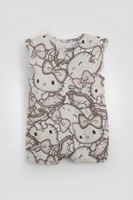 אוברול פיג’מה קצר KITTY