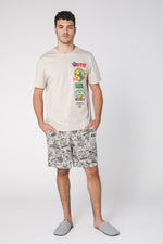 סט פיג’מה קצרה BRAWL STARS לגבר