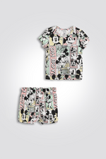 סט פיג’מה קצרה MICKEY לתינוקות
