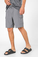 מכנסי דגמ”ח קצרים בצבע אפור