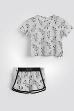 סט פיג’מה קצרה MINNIE לילדות