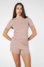 סט פיג'מה קצרה