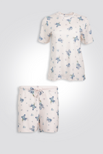 סט פיג’מה קצרה STITCH