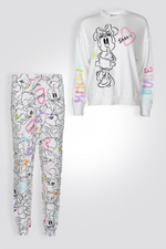 סט פיג'מה ארוכה דקה מיני מאוס | דלתא