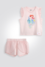 סט פיג’מה קצרה עם טול מחובר ARIEL