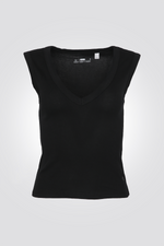 גופיית צווארון וי לנשים