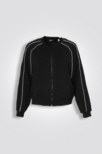 סווטשירט דק עם רוכסן לנשים