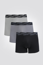 מארז שלישיית בוקסרים צמודים וקצרים | דלתא