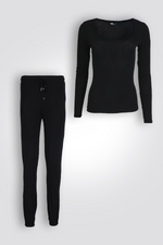 סט פיג'מה ריב | דלתא